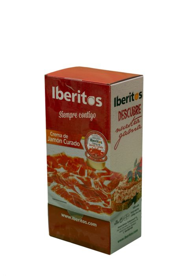 IBERITOS EXPOS.CREMA JAMON CURADO 23GR. C100